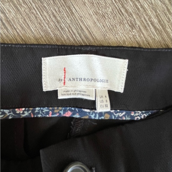 Anthropologie Black Dress Pants with Elastic Waistband - Picture 3 of 7